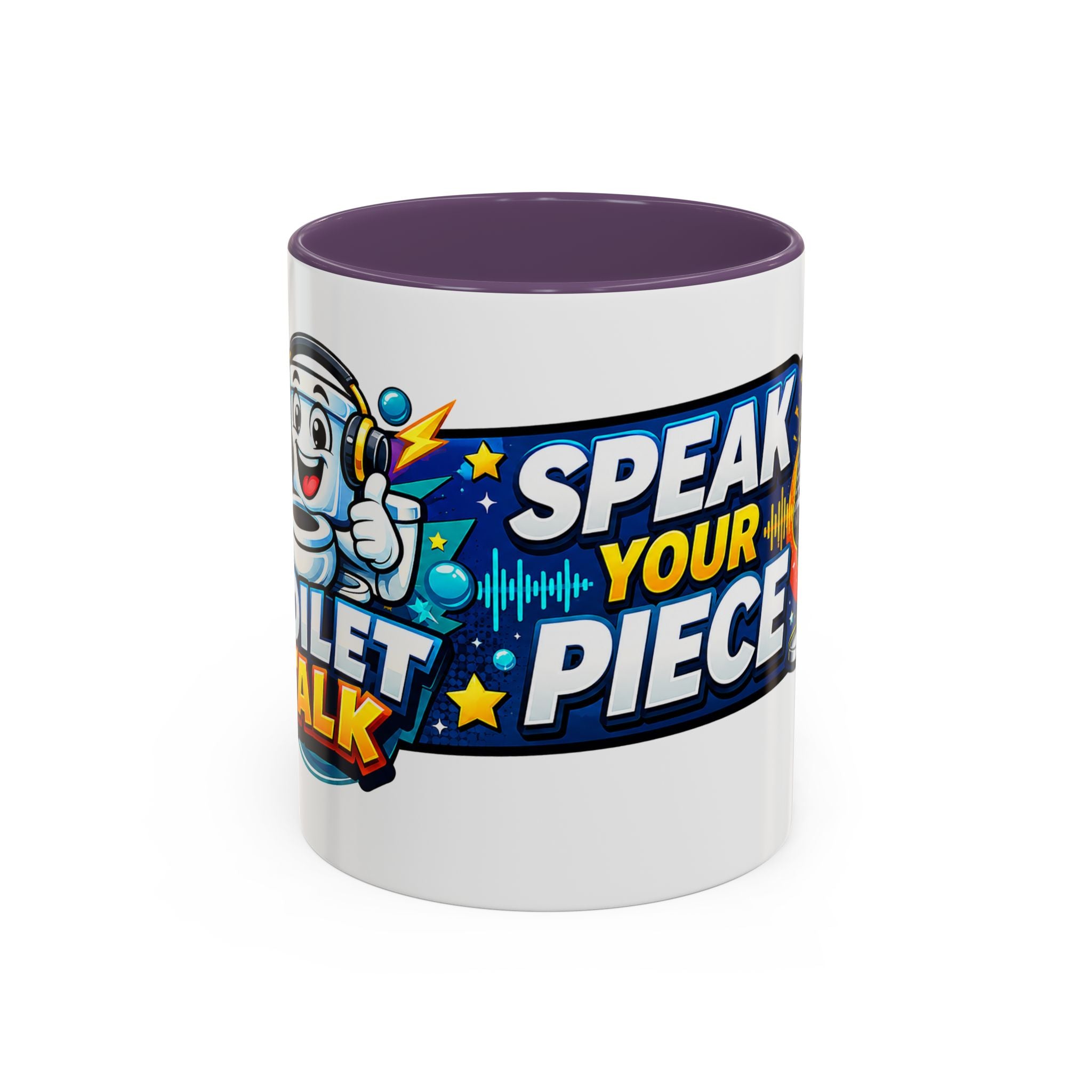 Toilet Talk — Speak Your Piece Coffee Mug