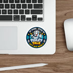Toilet Talk Die-Cut Sticker
