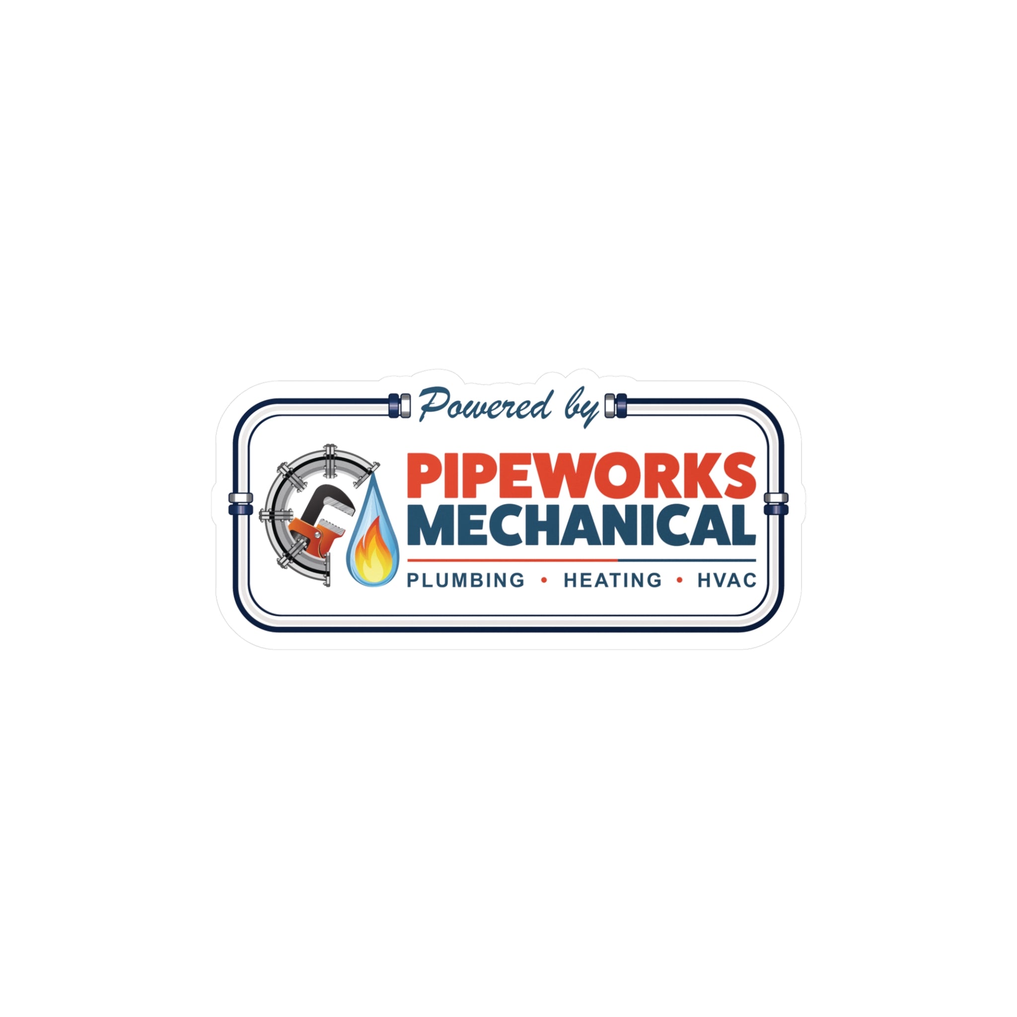 Pipeworks Mechanical Kiss-Cut Vinyl Decal