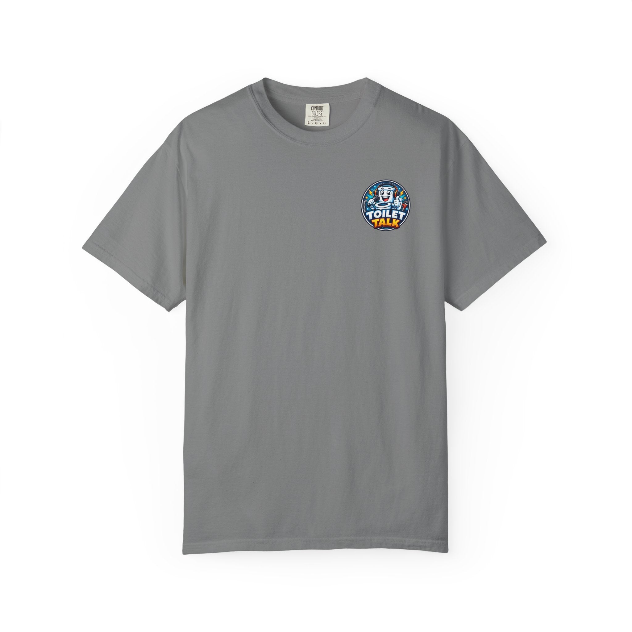 Toilet Talk Official Premium Logo Tee - Comfort Colors 1717