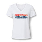 Pipeworks Mechanical Women's V-Neck Tee – Bella + Canvas