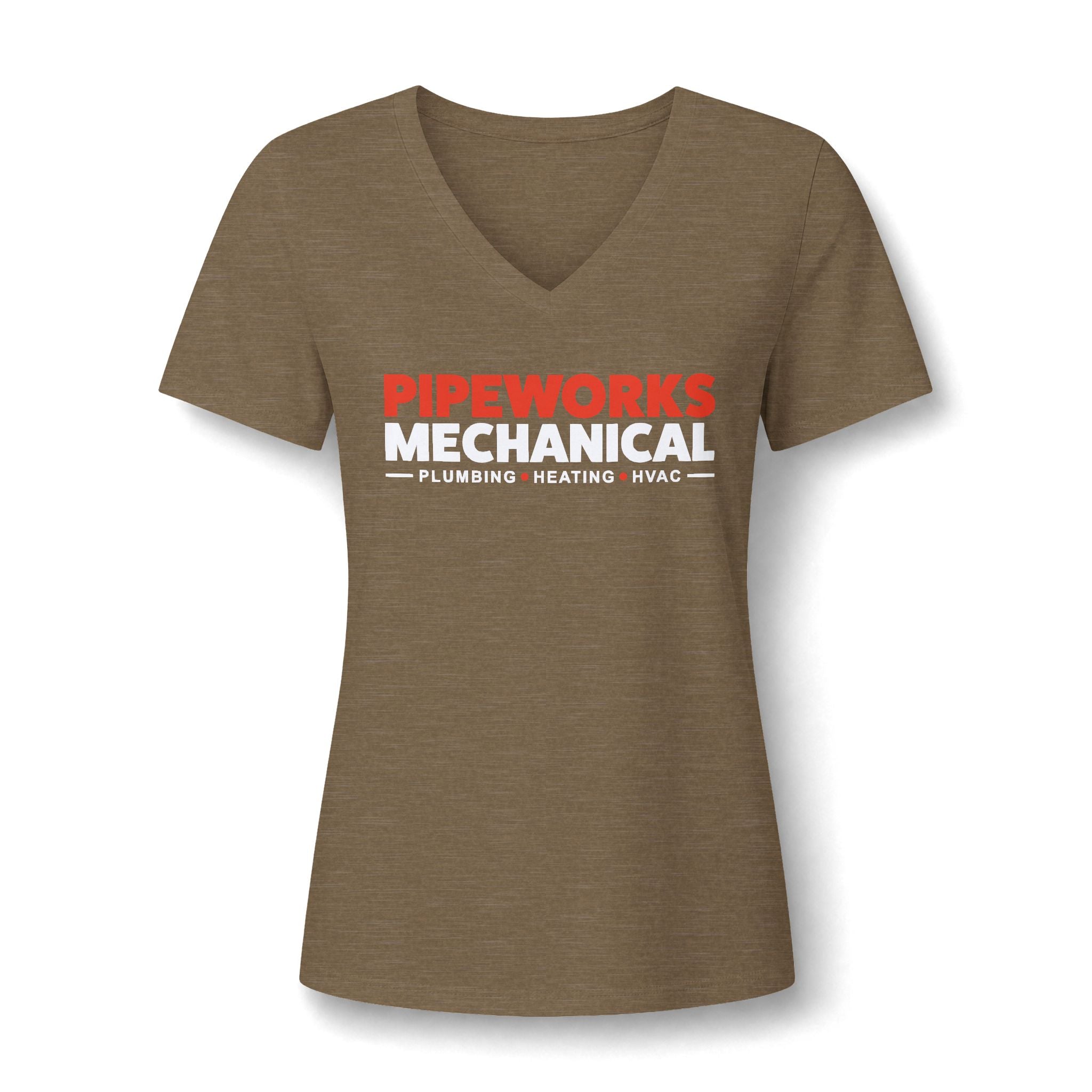 Pipeworks Mechanical Women's V-Neck Tee – Bella + Canvas