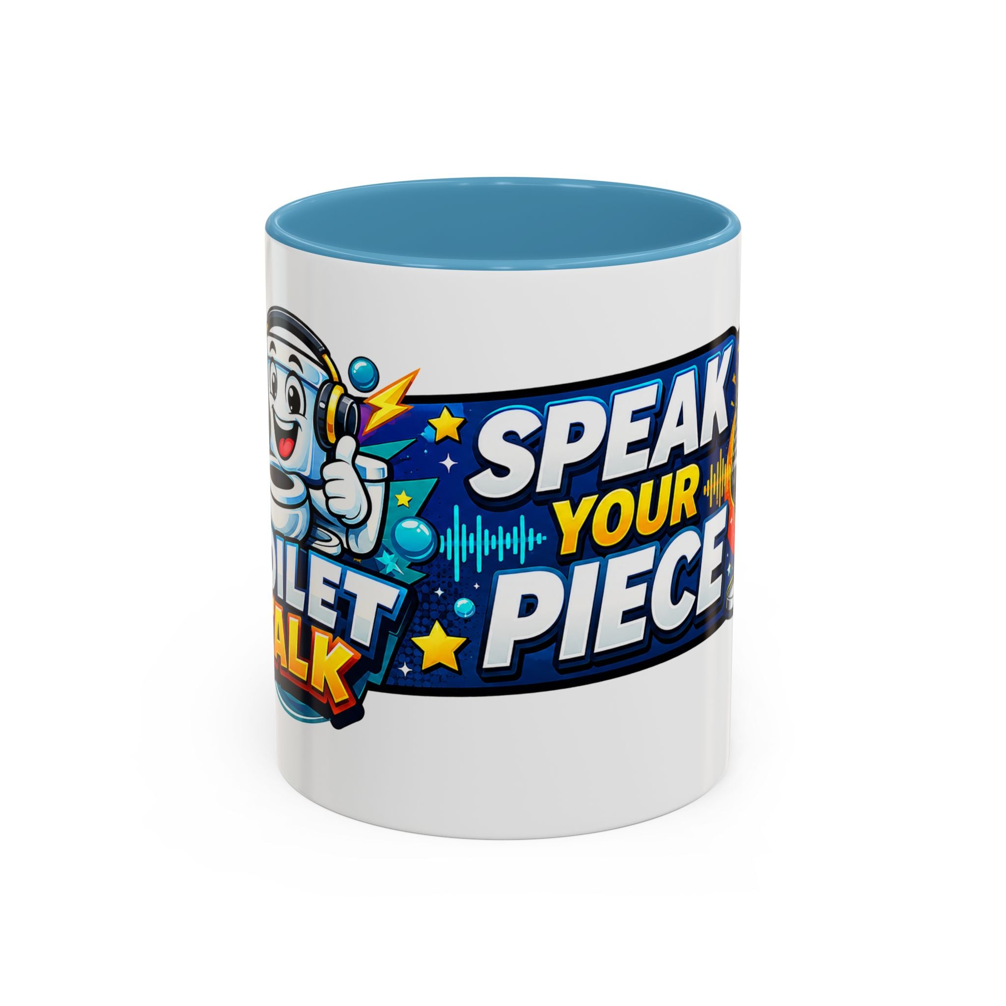 Toilet Talk — Speak Your Piece Coffee Mug