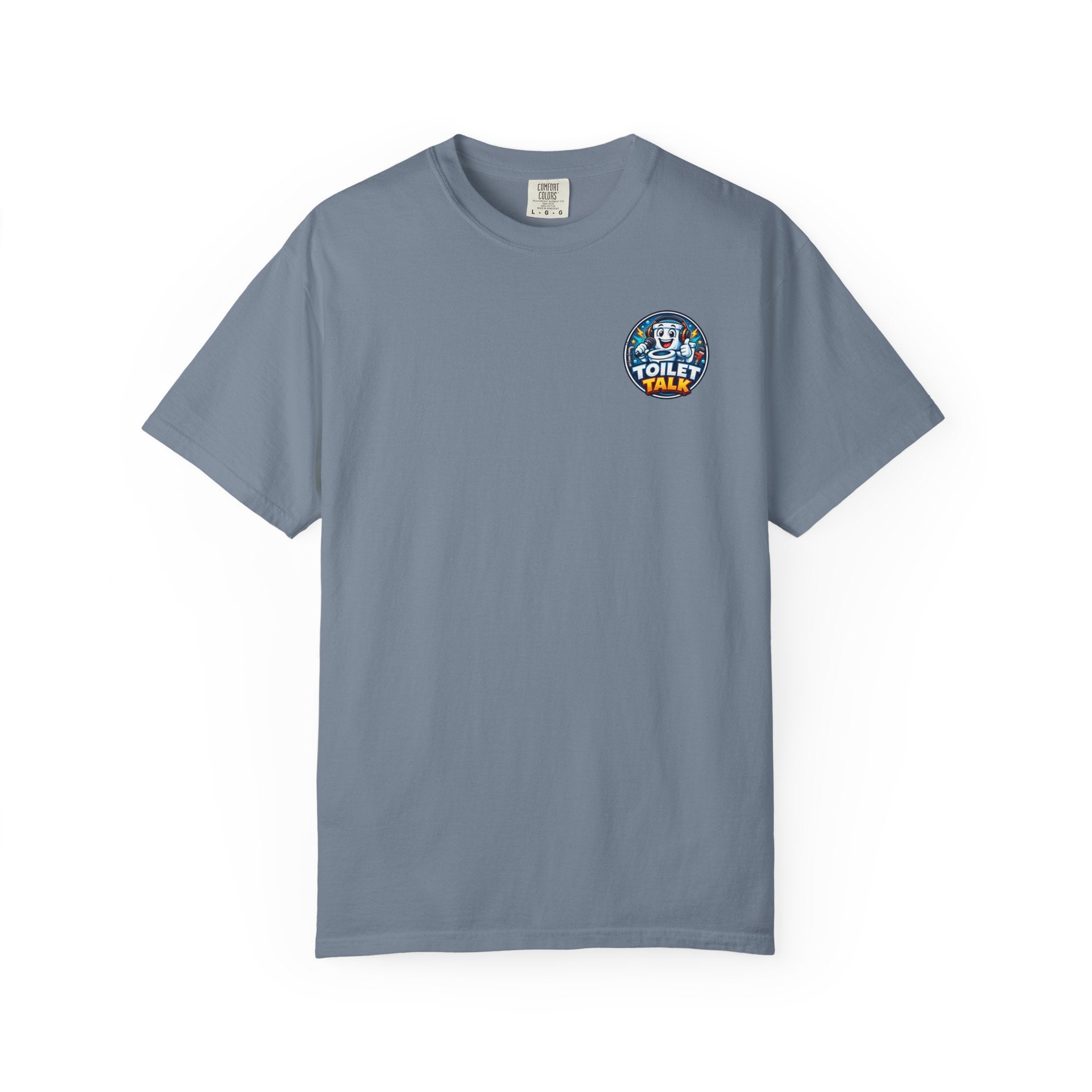Toilet Talk Official Premium Logo Tee - Comfort Colors 1717