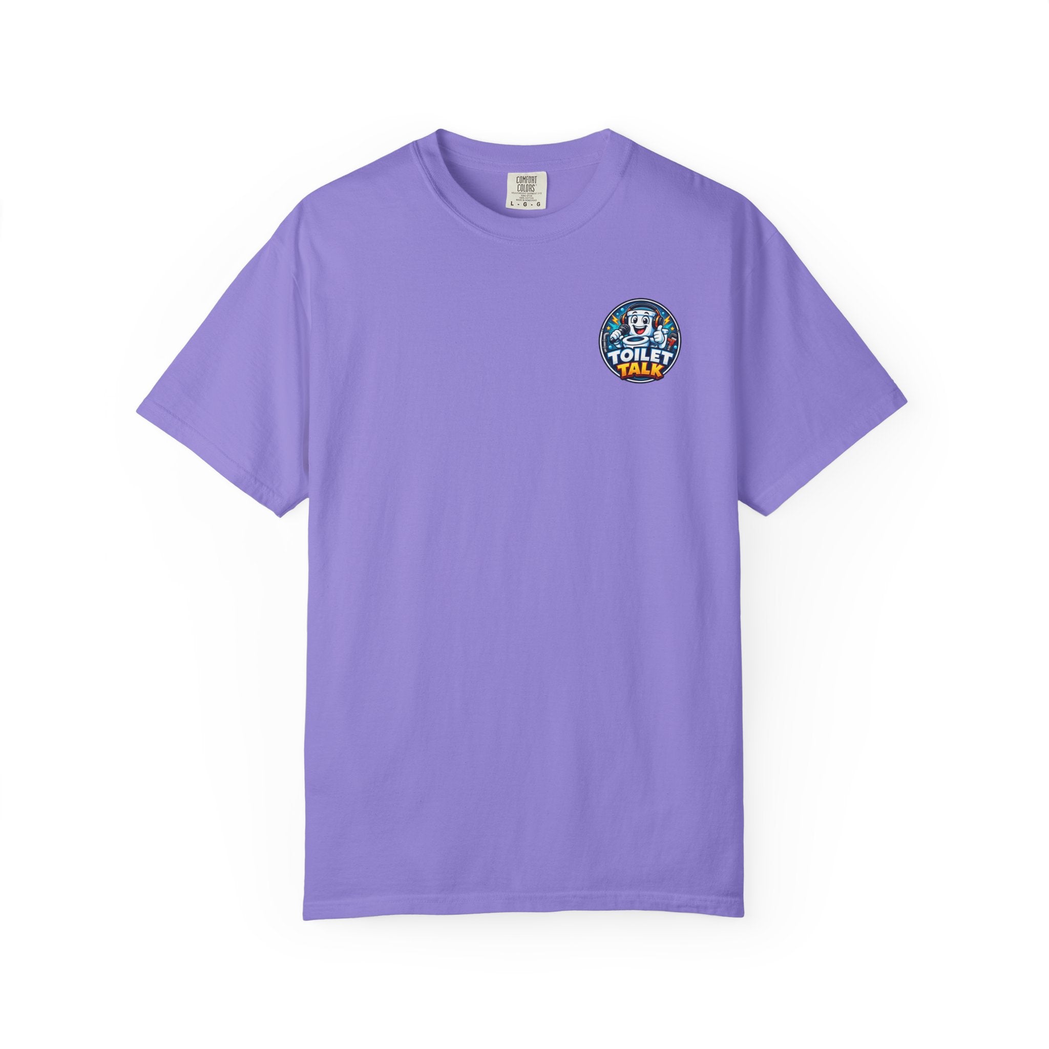 Toilet Talk Official Premium Logo Tee - Comfort Colors 1717