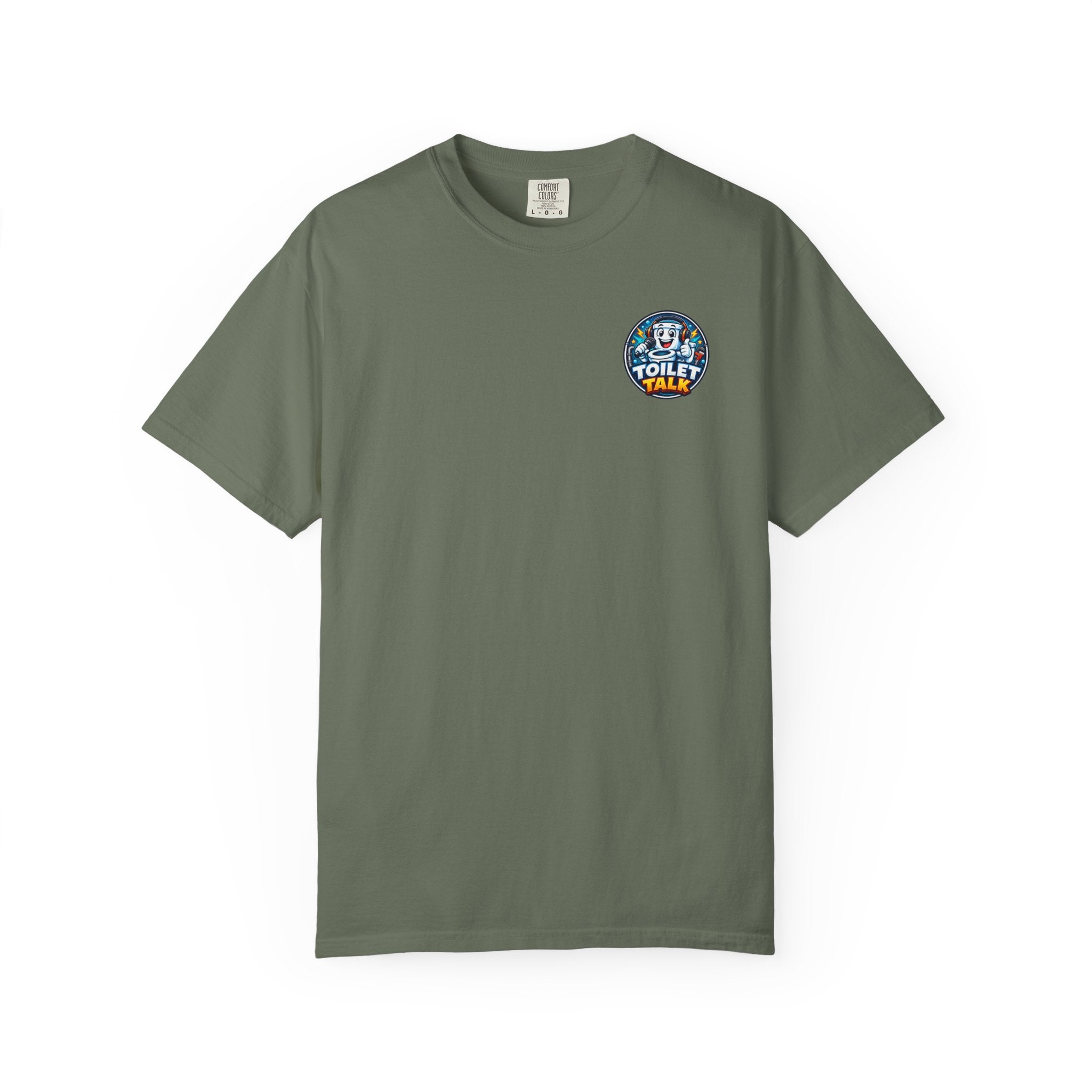 Toilet Talk Official Premium Logo Tee - Comfort Colors 1717