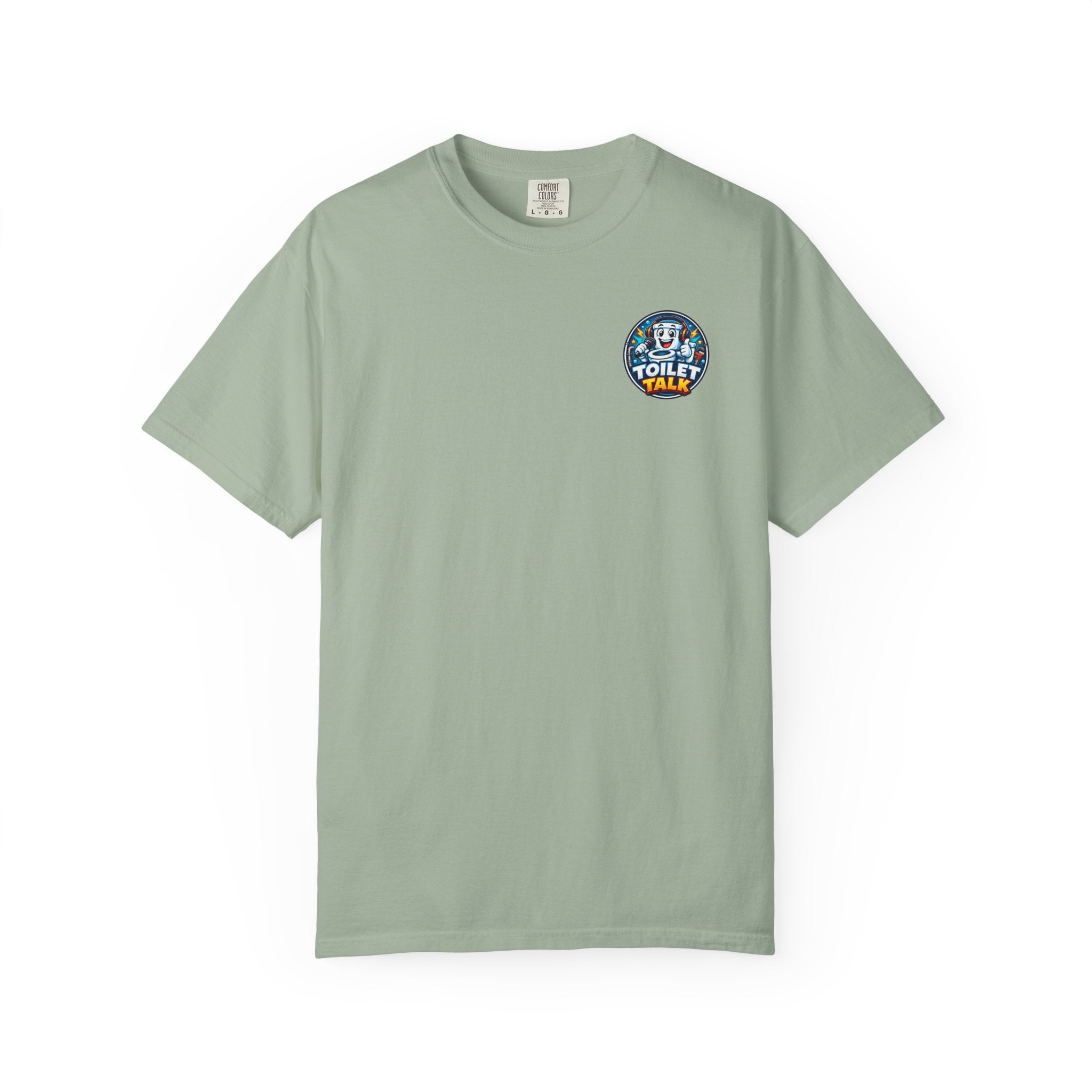 Toilet Talk Official Premium Logo Tee - Comfort Colors 1717