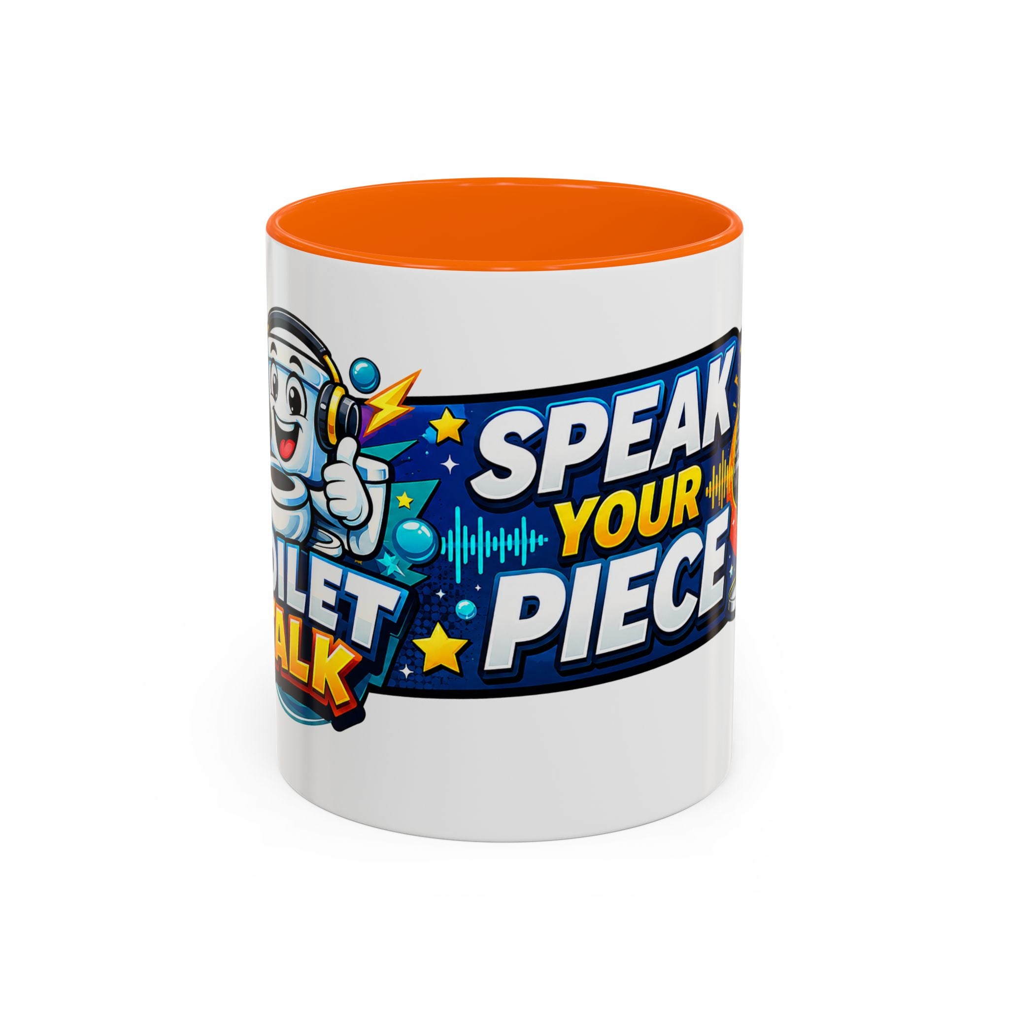 Toilet Talk — Speak Your Piece Coffee Mug