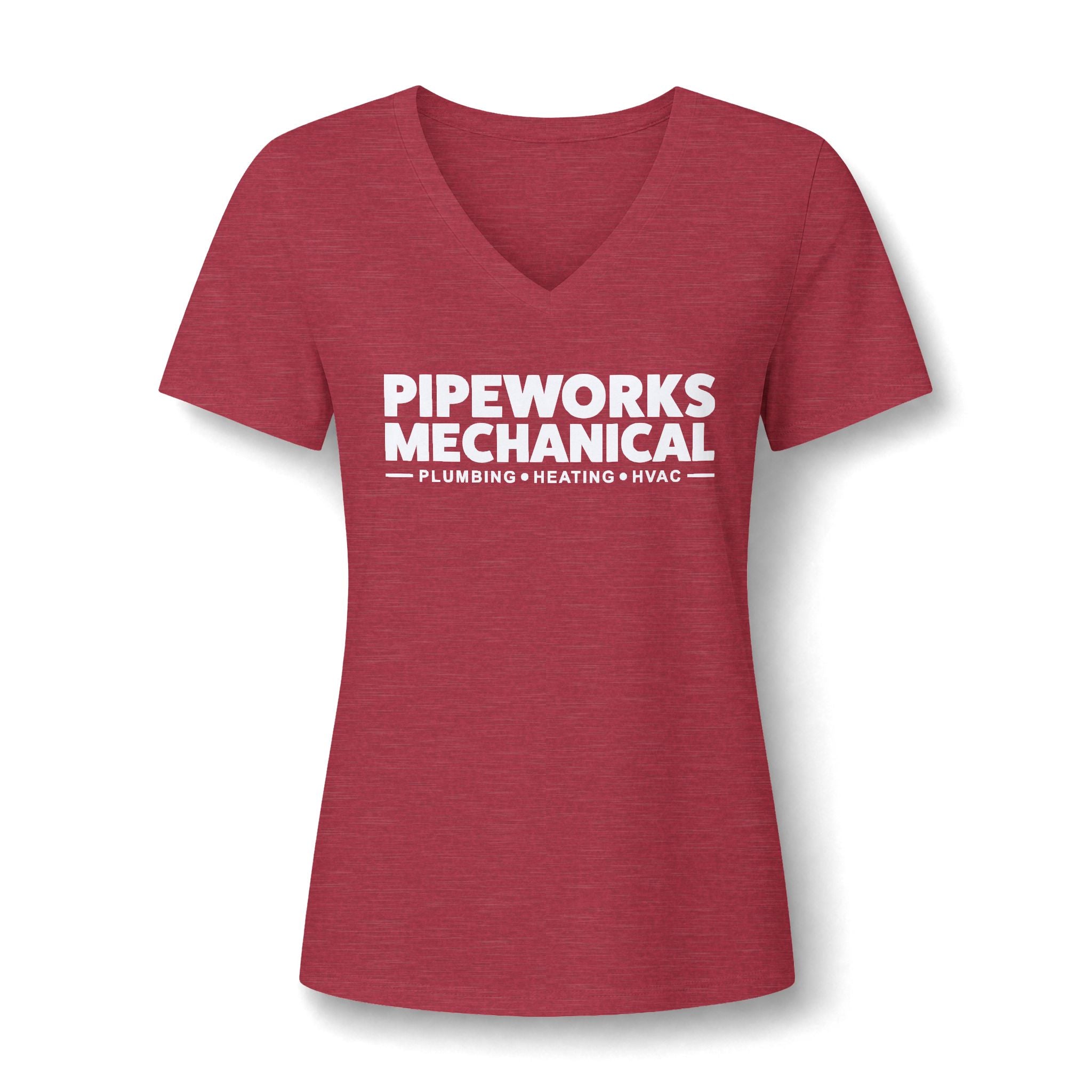 Pipeworks Mechanical Women's V-Neck Tee – Bella + Canvas