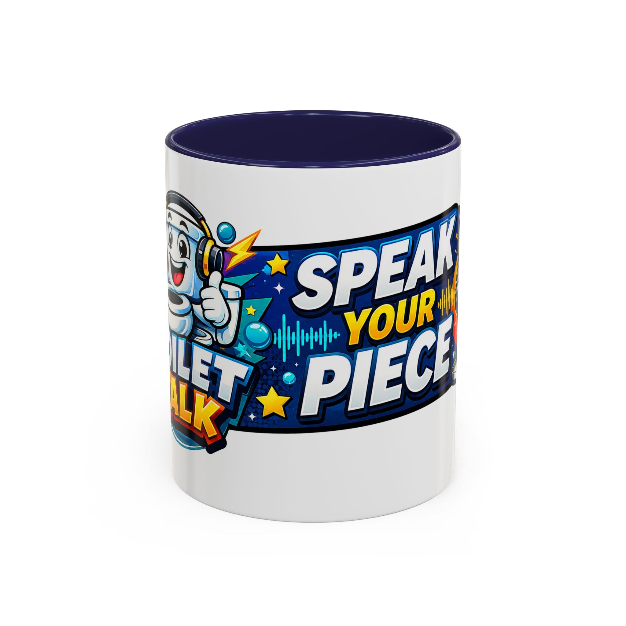 Toilet Talk — Speak Your Piece Coffee Mug