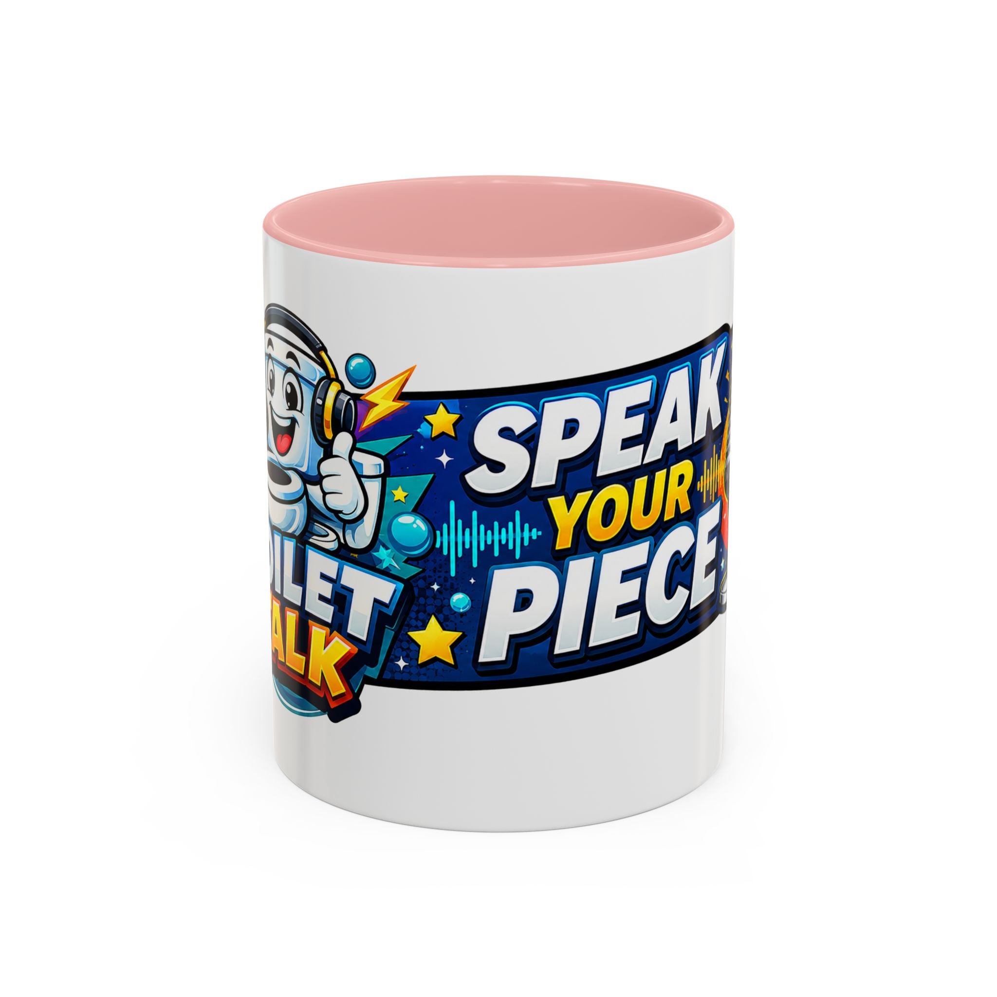 Toilet Talk — Speak Your Piece Coffee Mug