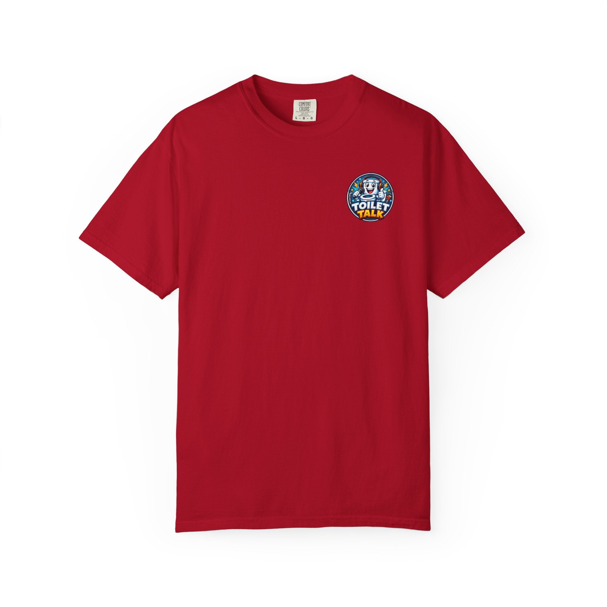 Toilet Talk Official Premium Logo Tee - Comfort Colors 1717