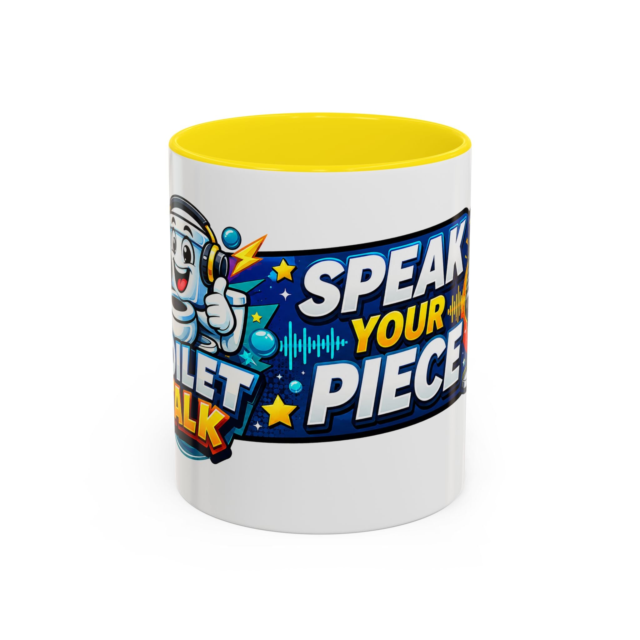 Toilet Talk — Speak Your Piece Coffee Mug