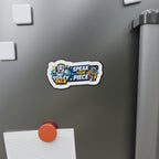 Toilet Talk Die-Cut Magnet — "Speak Your Piece"