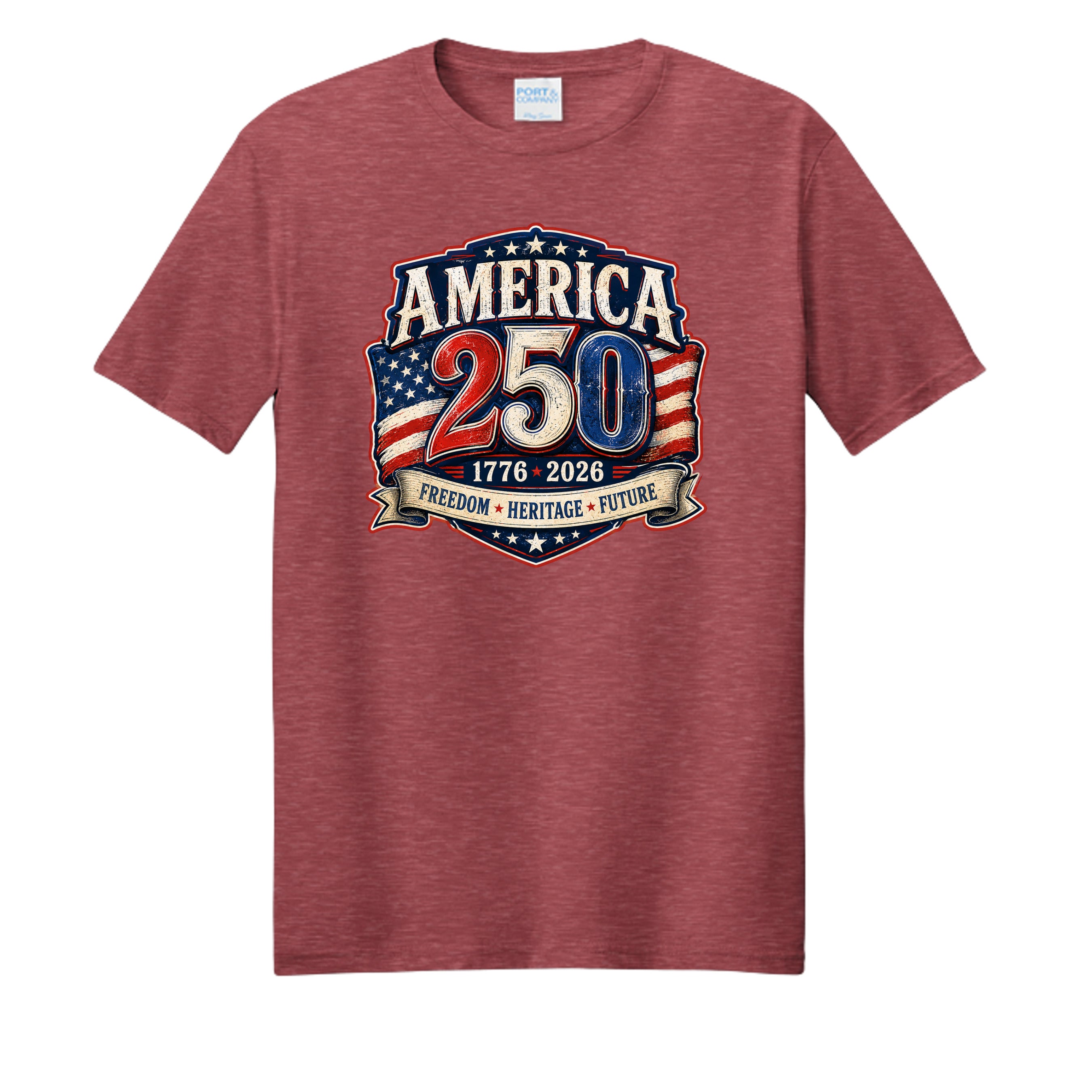 Team Cardinal Heather - PC455 - FRONT