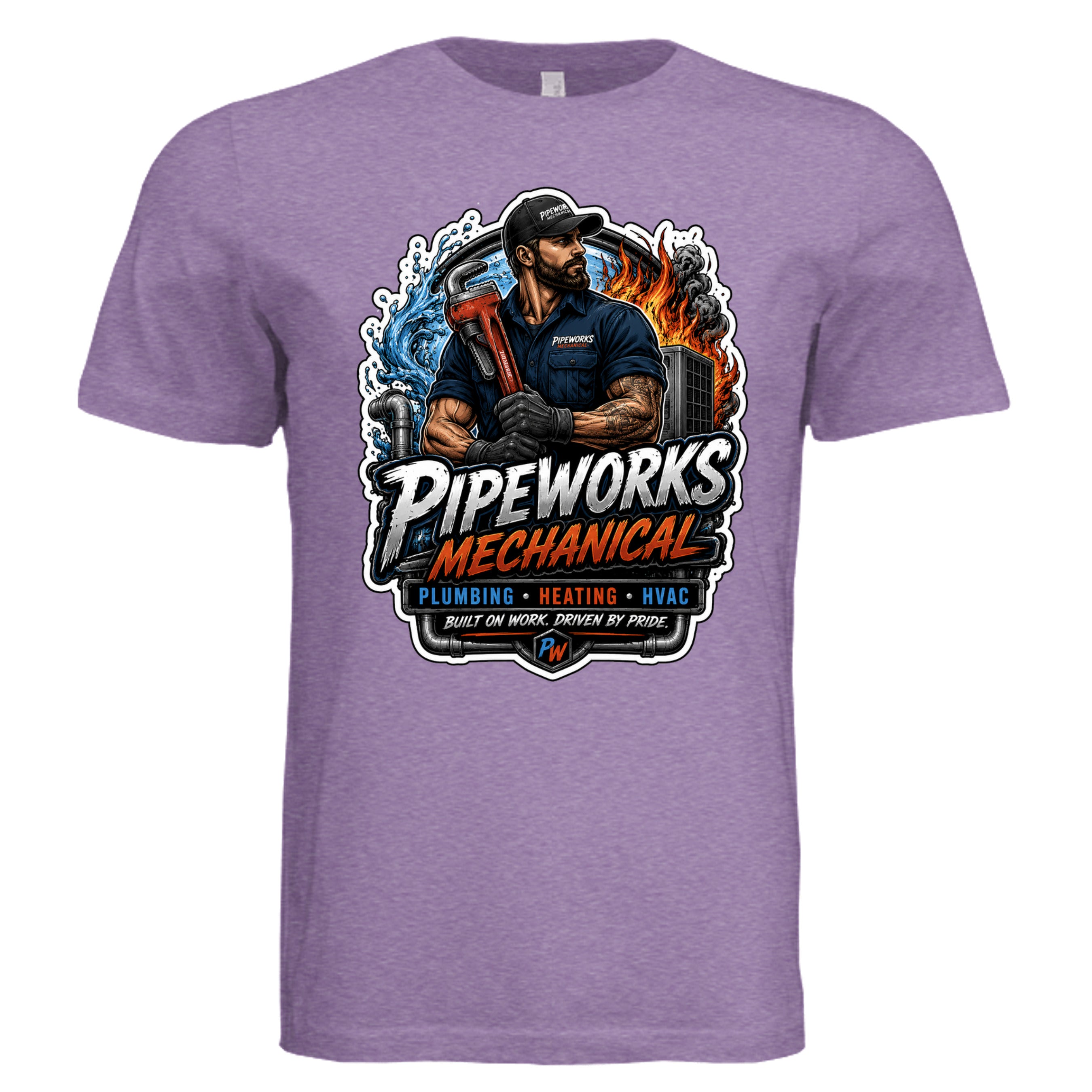 PURPLE TRIBLEND - 3413C - FRONT